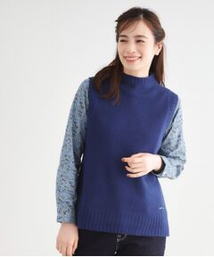 LAURA ASHLEY / ローラ アシュレイ ベスト | 【日本製/ワンマイルウエア】ソフトウール ベスト