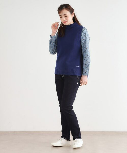 LAURA ASHLEY / ローラ アシュレイ ベスト | 【日本製/ワンマイルウエア】ソフトウール ベスト | 詳細10