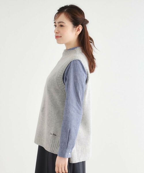 LAURA ASHLEY / ローラ アシュレイ ベスト | 【日本製/ワンマイルウエア】ソフトウール ベスト | 詳細14