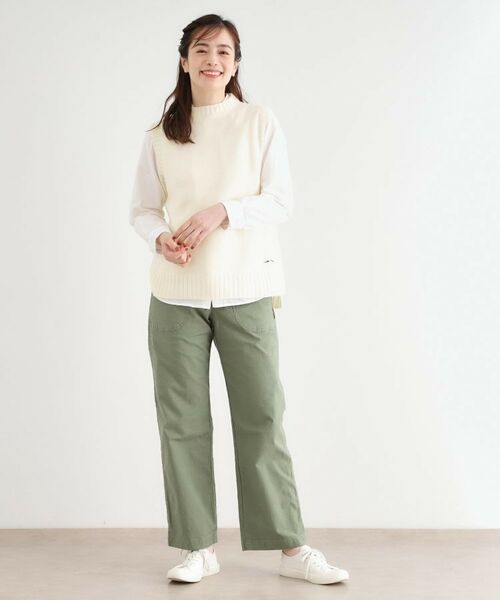 LAURA ASHLEY / ローラ アシュレイ ベスト | 【日本製/ワンマイルウエア】ソフトウール ベスト | 詳細2