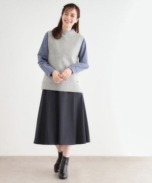 LAURA ASHLEY / ローラ アシュレイ ベスト | 【日本製/ワンマイルウエア】ソフトウール ベスト | 詳細7