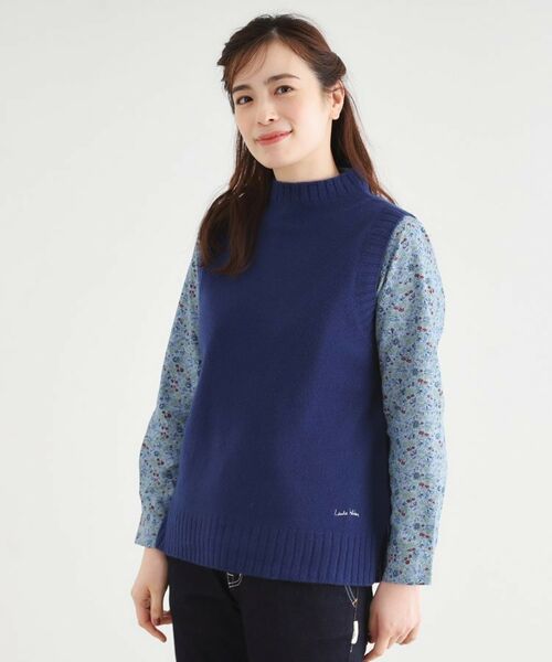 LAURA ASHLEY / ローラ アシュレイ ベスト | 【日本製/ワンマイルウエア】ソフトウール ベスト | 詳細9