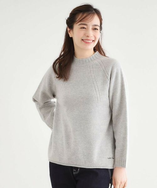 LAURA ASHLEY / ローラ アシュレイ ニット・セーター | 【日本製/ワンマイルウエア】ソフトウール プルオーバー | 詳細1