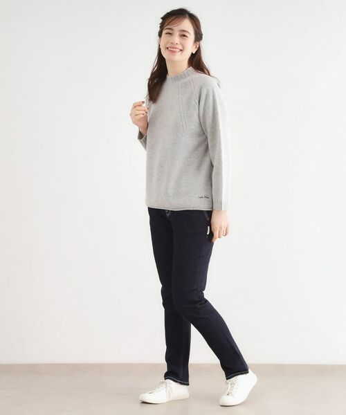 LAURA ASHLEY / ローラ アシュレイ ニット・セーター | 【日本製/ワンマイルウエア】ソフトウール プルオーバー | 詳細3