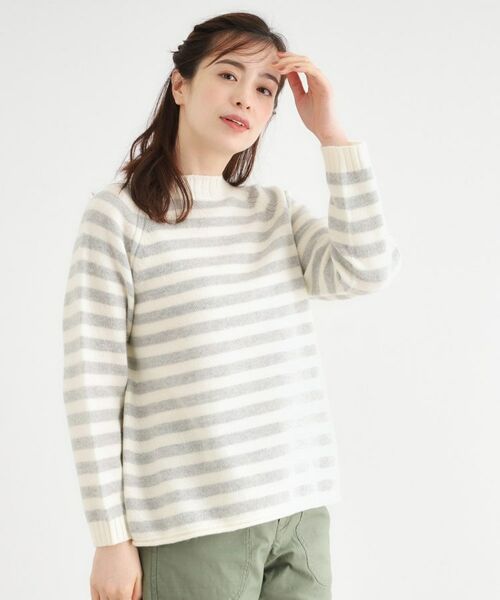 LAURA ASHLEY / ローラ アシュレイ ニット・セーター | 【日本製/ワンマイルウエア】ソフトウール プルオーバー | 詳細5