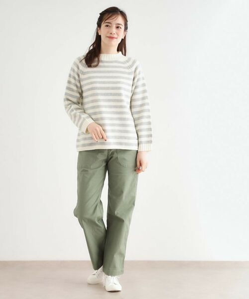 LAURA ASHLEY / ローラ アシュレイ ニット・セーター | 【日本製/ワンマイルウエア】ソフトウール プルオーバー | 詳細6