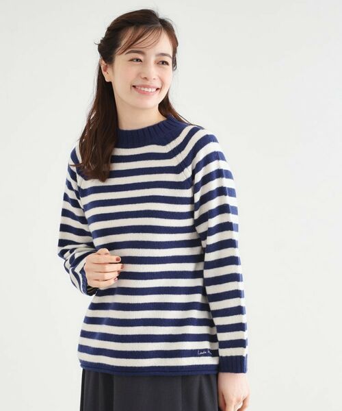 LAURA ASHLEY / ローラ アシュレイ ニット・セーター | 【日本製/ワンマイルウエア】ソフトウール プルオーバー | 詳細9