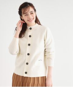 LAURA ASHLEY / ローラ アシュレイ カーディガン・ボレロ | 【日本製/ワンマイルウエア】ソフトウール ハイネックカーディガン