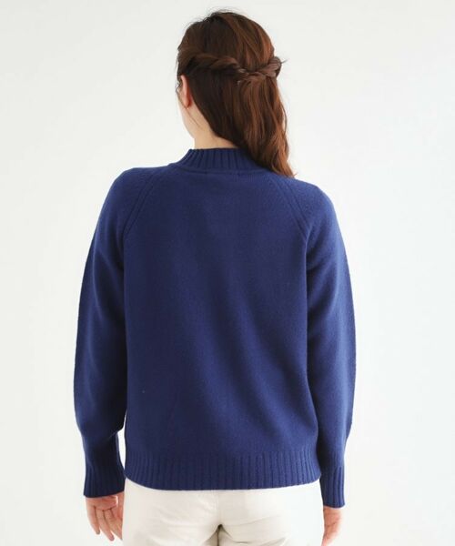 LAURA ASHLEY / ローラ アシュレイ カーディガン・ボレロ | 【日本製/ワンマイルウエア】ソフトウール ハイネックカーディガン | 詳細15