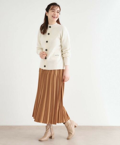 LAURA ASHLEY / ローラ アシュレイ カーディガン・ボレロ | 【日本製/ワンマイルウエア】ソフトウール ハイネックカーディガン | 詳細3