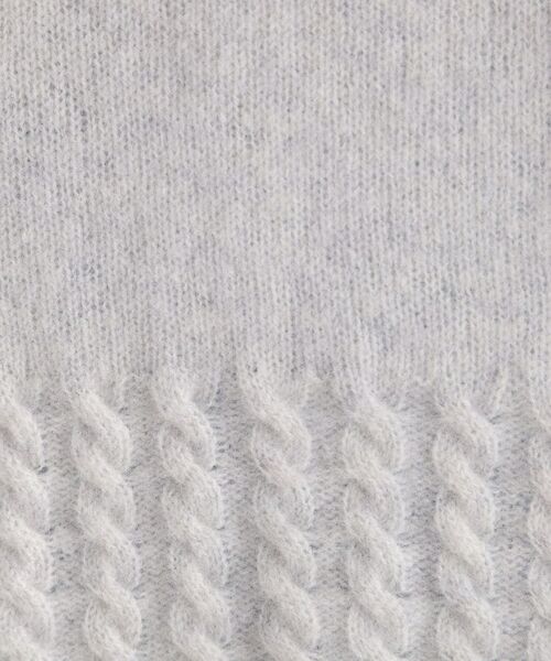 LAURA ASHLEY / ローラ アシュレイ カットソー | 【日本製/ワンマイルウエア/メリノウール混100%】 半袖プルオーバー | 詳細4