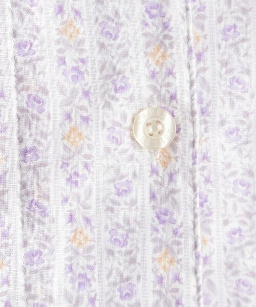 LAURA ASHLEY / ローラ アシュレイ ルームウェア | 綿100％ ダブルガーゼ使用 「タロントンストライプ」柄 パジャマ | 詳細21