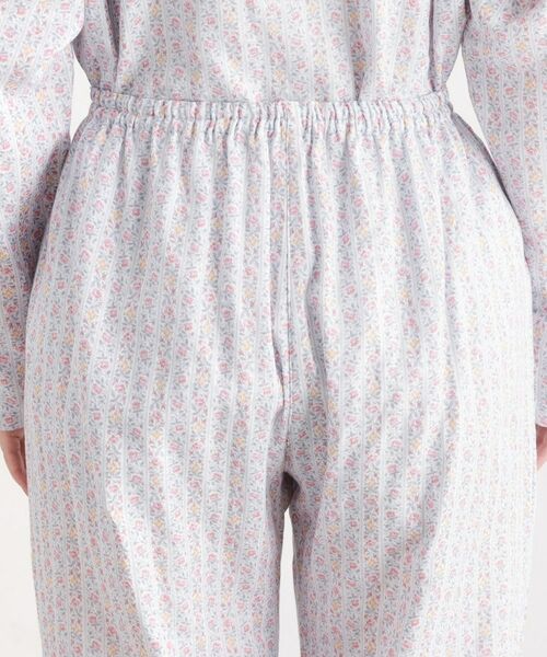 LAURA ASHLEY / ローラ アシュレイ ルームウェア | 綿100％ ダブルガーゼ使用 「タロントンストライプ」柄 パジャマ | 詳細29