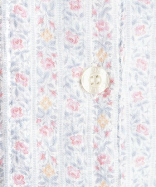 LAURA ASHLEY / ローラ アシュレイ ルームウェア | 綿100％ ダブルガーゼ使用 「タロントンストライプ」柄 パジャマ | 詳細7