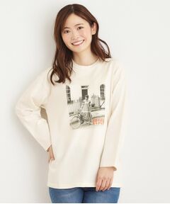 LAURA ASHLEY / ローラ アシュレイ Tシャツ | ローラ アシュレイ生誕100周年記念 枚数限定 サイクルガール フォトTシャツ
