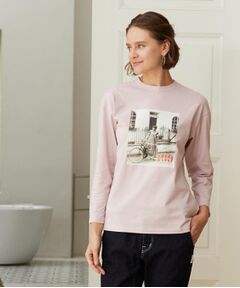 LAURA ASHLEY / ローラ アシュレイ Tシャツ | ローラ アシュレイ生誕100周年記念 枚数限定 サイクルガール フォトTシャツ