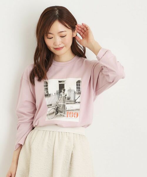 LAURA ASHLEY / ローラ アシュレイ Tシャツ | ローラ アシュレイ生誕100周年記念 枚数限定 サイクルガール フォトTシャツ | 詳細12