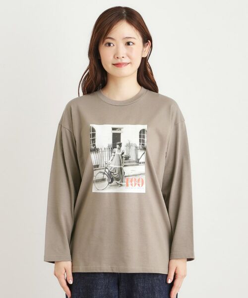 LAURA ASHLEY / ローラ アシュレイ Tシャツ | ローラ アシュレイ生誕100周年記念 枚数限定 サイクルガール フォトTシャツ | 詳細16