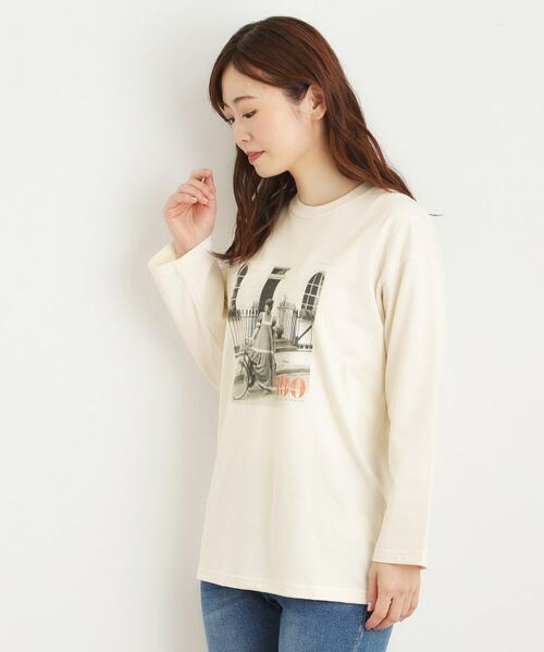 LAURA ASHLEY / ローラ アシュレイ Tシャツ | ローラ アシュレイ生誕100周年記念 枚数限定 サイクルガール フォトTシャツ | 詳細2