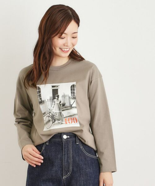 LAURA ASHLEY / ローラ アシュレイ Tシャツ | ローラ アシュレイ生誕100周年記念 枚数限定 サイクルガール フォトTシャツ | 詳細7