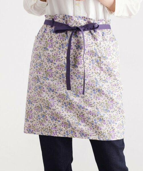 LAURA ASHLEY / ローラ アシュレイ インテリア・生活雑貨・ホビー・ステーショナリー | 【形態安定加工】エラビー フローラル柄 カフェ エプロン | 詳細11