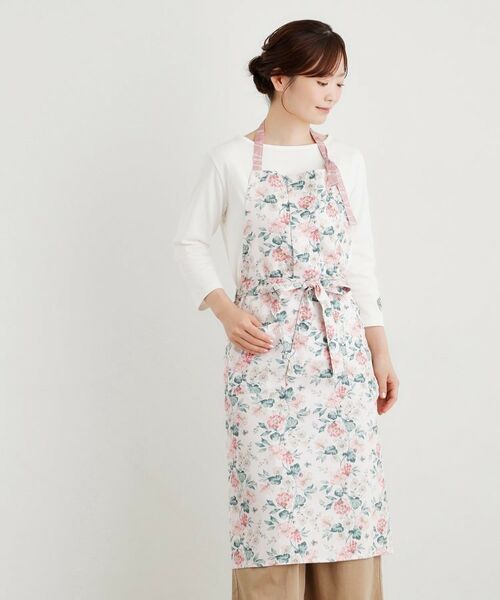 LAURA ASHLEY / ローラ アシュレイ インテリア・生活雑貨・ホビー・ステーショナリー | ロミリー柄 エプロン | 詳細1