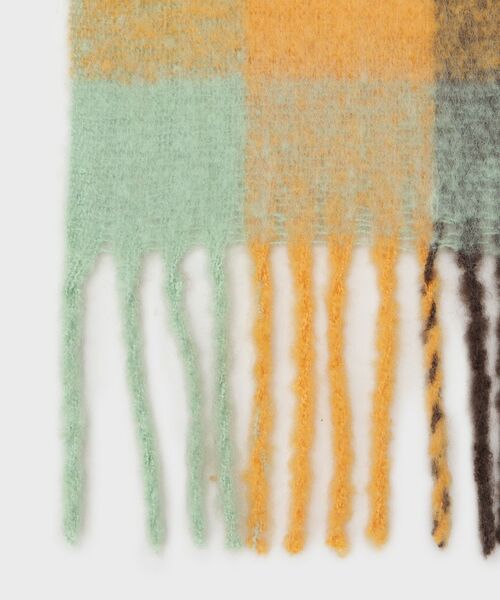 LAURA ASHLEY / ローラ アシュレイ マフラー・ショール・スヌード・ストール | ブークレブロックチェックマフラー | 詳細2