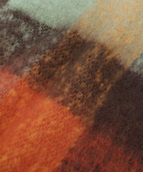 LAURA ASHLEY / ローラ アシュレイ マフラー・ショール・スヌード・ストール | ブークレブロックチェックマフラー | 詳細3