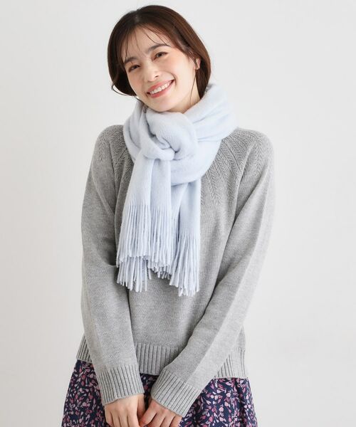 LAURA ASHLEY / ローラ アシュレイ マフラー・ショール・スヌード・ストール | ソフト起毛セミストール | 詳細4