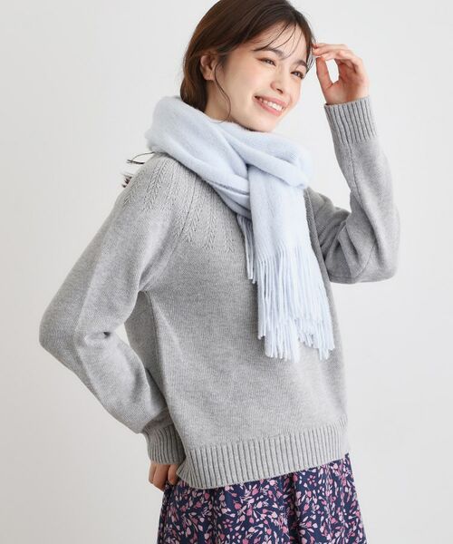 LAURA ASHLEY / ローラ アシュレイ マフラー・ショール・スヌード・ストール | ソフト起毛セミストール | 詳細5