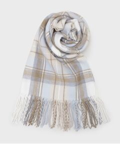 LAURA ASHLEY / ローラ アシュレイ マフラー・ショール・スヌード・ストール | ウール混チェックストール