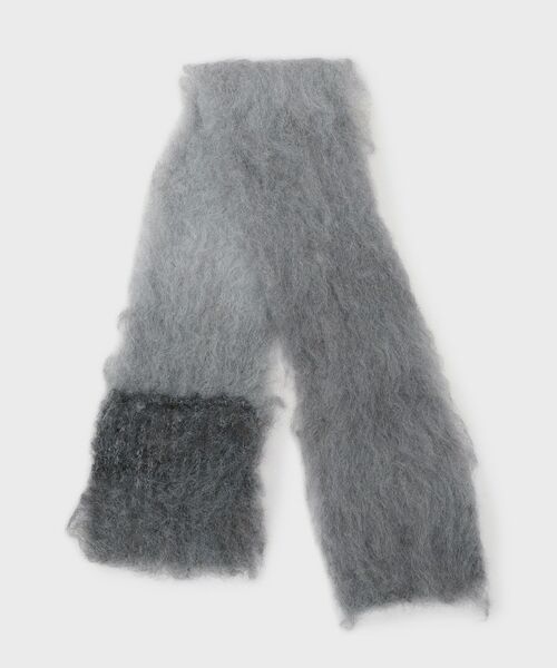 LAURA ASHLEY / ローラ アシュレイ マフラー・ショール・スヌード・ストール | ウール混シャギーショートマフラー | 詳細2