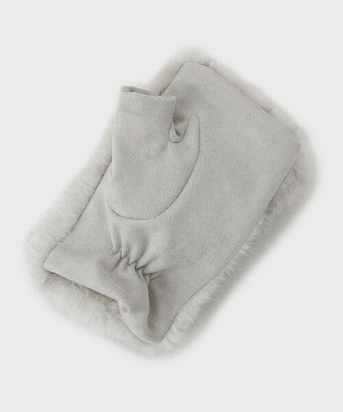 LAURA ASHLEY / ローラ アシュレイ 手袋 | 【指先2WAY】フェイクファーミトン | 詳細3