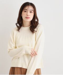 LAURA ASHLEY / ローラ アシュレイ ニット・セーター | 【洗える／同素材アイテムあり】求心ケーブル編み プルオーバーニット