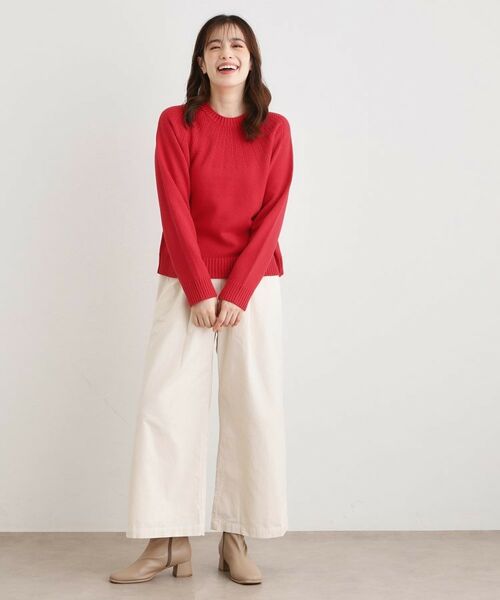 LAURA ASHLEY / ローラ アシュレイ ニット・セーター | 【洗える／同素材アイテムあり】求心ケーブル編み プルオーバーニット | 詳細11