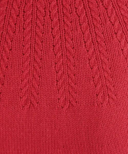 LAURA ASHLEY / ローラ アシュレイ ニット・セーター | 【洗える／同素材アイテムあり】求心ケーブル編み プルオーバーニット | 詳細12