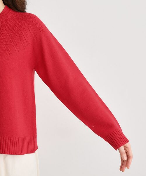 LAURA ASHLEY / ローラ アシュレイ ニット・セーター | 【洗える／同素材アイテムあり】求心ケーブル編み プルオーバーニット | 詳細17