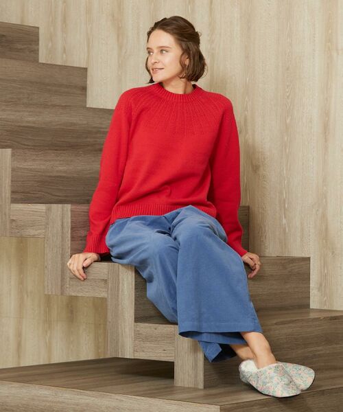 LAURA ASHLEY / ローラ アシュレイ ニット・セーター | 【洗える／同素材アイテムあり】求心ケーブル編み プルオーバーニット | 詳細22