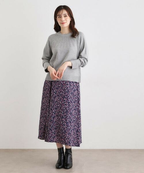 LAURA ASHLEY / ローラ アシュレイ ニット・セーター | 【洗える／同素材アイテムあり】求心ケーブル編み プルオーバーニット | 詳細7