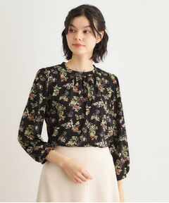 LAURA ASHLEY / ローラ アシュレイ チュニック | 【洗える／ジャージ素材／同柄アイテムあり】ベリーズ スペースド柄チュニック