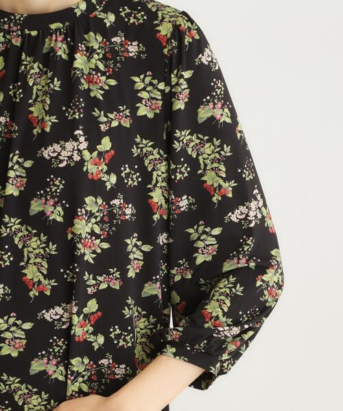 LAURA ASHLEY / ローラ アシュレイ チュニック | 【洗える／ジャージ素材／同柄アイテムあり】ベリーズ スペースド柄チュニック | 詳細10
