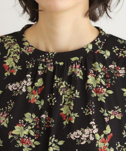 LAURA ASHLEY / ローラ アシュレイ チュニック | 【洗える／ジャージ素材／同柄アイテムあり】ベリーズ スペースド柄チュニック | 詳細8