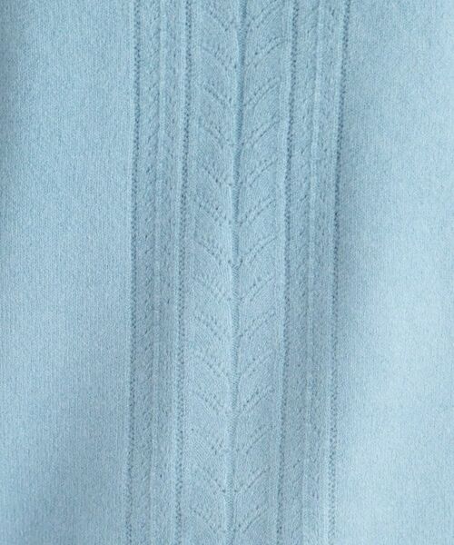 LAURA ASHLEY / ローラ アシュレイ ニット・セーター | 【FOX混／洗える／袖口フリル】 柄編みプルオーバーニット | 詳細20