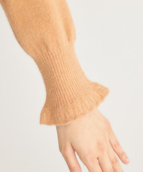 LAURA ASHLEY / ローラ アシュレイ ニット・セーター | 【FOX混／洗える／袖口フリル】 柄編みプルオーバーニット | 詳細26