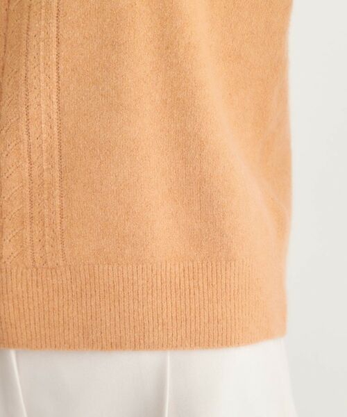 LAURA ASHLEY / ローラ アシュレイ ニット・セーター | 【FOX混／洗える／袖口フリル】 柄編みプルオーバーニット | 詳細27