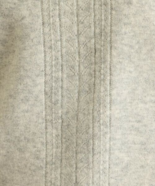 LAURA ASHLEY / ローラ アシュレイ ニット・セーター | 【FOX混／洗える／袖口フリル】 柄編みプルオーバーニット | 詳細8