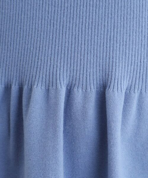 LAURA ASHLEY / ローラ アシュレイ ニット・セーター | 【洗える/ウール混/サスティナブル素材】フリルネックペプラム プルオーバーニット | 詳細12