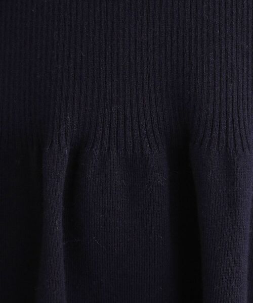 LAURA ASHLEY / ローラ アシュレイ ニット・セーター | 【洗える/ウール混/サスティナブル素材】フリルネックペプラム プルオーバーニット | 詳細16