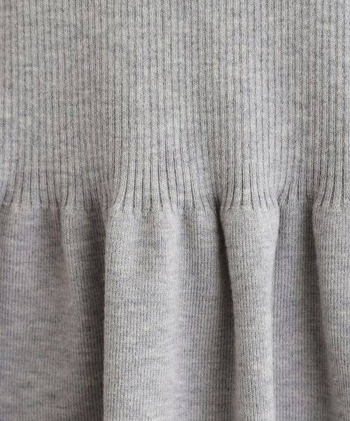 LAURA ASHLEY / ローラ アシュレイ ニット・セーター | 【洗える/ウール混/サスティナブル素材】フリルネックペプラム プルオーバーニット | 詳細8