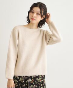 LAURA ASHLEY / ローラ アシュレイ ニット・セーター | 【洗える／ウール混】ミニスパンコール プルオーバーニット